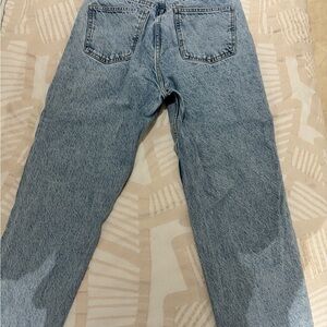Zara Light Blue Relaxed Fit Jeans